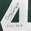 Autographed/Signed Jerry Kramer HOF 2018 Green Bay Green Football Jersey JSA COA by Hall of Fame Sports Memorabilia