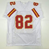 Autographed/Signed Dante Hall Kansas City White Football Jersey PSA/DNA COA