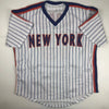 Autographed/Signed Dwight Doc Gooden New York Pinstripe Baseball Jersey PSA/DNA COA by Hall of Fame Sports Memorabilia