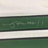 Framed Autographed/Signed Robby Anderson 35x39 New York 2019 White Football Jersey JSA COA