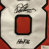 Framed Autographed/Signed Eric Lindros HOF 16 35x39 Philadelphia Orange Hockey Jersey JSA COA