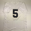 Autographed/Signed Manti Teo Te'o Notre Dame White College Football Jersey JSA COA