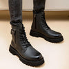 Leather Martin Boots by FitiqueFit