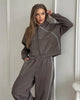 Women’s Sportswear Set Solid Color Cardigan Set by FitiqueFit