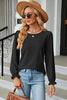 🌸 Round Neck Flounce Sleeve T-Shirt by FitiqueFit