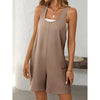Womens Summer Casual Loose Tank Romper by FitiqueFit
