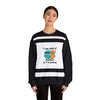 Funny Meme Crewneck Sweatshirt — "I am with six so 7 is jealous" by Tristan’s Treehouse