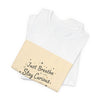Just Breathe Stay Curious Create Joy Tee | messy handwriting shirt, doodle text design by Tristan’s Treehouse