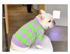 Trendy Plaid Clothes Dog Pet Sweater by My Store