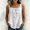 Women's Square-Neck Wide-Strap Sleeveless Tank Top by FitiqueFit