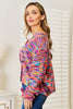 Angel Wings Woven Right V-Neck Long Sleeve Cardigan by Wild and Free Boutique