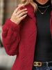Women's Fuzzy Zip-Up Jacket with Pockets – Soft & Cozy Long Sleeve Outerwear by Stevvex