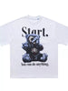 Men's Graphic Round Neck Oversized T-Shirt by Simply Love