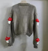 Women’s Mushroom Crochet Short Cardigan by FitiqueFit