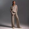 Women’s Fall Winter Two-Piece Set – Loose Collar Sweater Casual Outfit by FitiqueFit