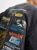 Men's Vintage Graphic Oversized Washed T-Shirt by Simply Love