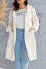 Red Double Take Full Size Hooded Teddy Bear Jacket with Thumbholes Ultra-Cozy & Stylish Comfortable Outerwear by Stevvex