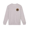 Dog Meme Nantucket Embroidered Crewneck Sweatshirt — Coastal Sealife Patch by Tristan’s Treehouse