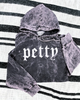 Petty mineral wash Hoodie by Madness & Mayhem LLC