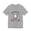 United by Baseball Tee | Patriotic Baseball Shirt, Vintage Red White Blue by Tristan’s Treehouse