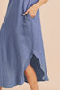 New Round Neck Midi Tank Dress with Pockets for Women – Casual, Comfortable & Functional for Everyday Wear by Stevvex