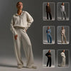 Women’s Fall Winter Two-Piece Set – Loose Collar Sweater Casual Outfit by FitiqueFit