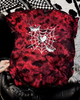 Heart web tie dye tshirt by Madness & Mayhem LLC