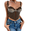 Womens Sexy Leopard-Print Lace Backless Camisole by My Store