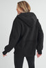 Aemi+Co Half Zip Raglan Sleeve Sweatshirt with Kangaroo Pocket