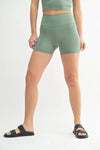 MONO B Venice Cloud Light Contour Biker Shorts