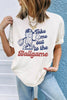 White Take me out to the Ballgame Casual Tee by Wild and Free Boutique