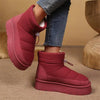 Women’s Fleece-Lined Short Boots – Warm Cotton Lined Winter Ankle Boots by FitiqueFit