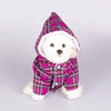 Dog Hooded Sweater Plaid Pet Clothes by My Store