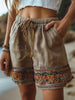 Women’s Retro Drawstring Loose Casual Shorts by FitiqueFit