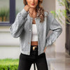 Ribbed Button-Up Knit Shacket by FitiqueFit