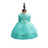 Solid Color Flower Girl Children's Dress