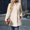 Women’s Elegant Single-Breasted Winter Overcoat by FitiqueFit
