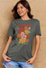 Simply Love Full Size GRATEFUL Flower Graphic Cotton T-Shirt by Simply Love