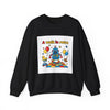Retro Toy Robot Crewneck Sweatshirt | Throwback Kid, Primary Color Retro