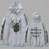 Angel and Devil Hoodie – Unisex Couple Graphic Pullover Sweatshirt by FitiqueFit
