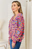 Angel Wings Woven Right V-Neck Long Sleeve Cardigan by Wild and Free Boutique