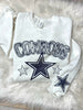 Faux Bling Football With Name | Hoodie