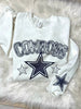 Faux Bling Football With Name | Sweatshirt by The Neeley Design Co Wholesale