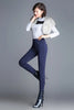 High Waist Velvet Padded Leggings for Women by FitiqueFit