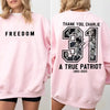 Charlie Kirk American Patriot Sweatshirt – Freedom Graphic Sweatshirt, Unisex Political Apparel by Dog Mom Hat