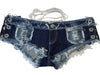 Denim Shorts by 3wishes.com