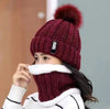 Women’s Winter Beanie Hat & Scarf – Warm Knitted Skull Cap Style by FitiqueFit
