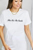 Simply Love HERE FOR THE SNACKS Graphic Cotton T-Shirt by Simply Love