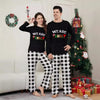 Long Sleeve Trousers Letter Printing Plaid Home Wear by My Store