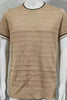 Men's Plus Size Texture Round Neck Contrast Trim T-Shirt